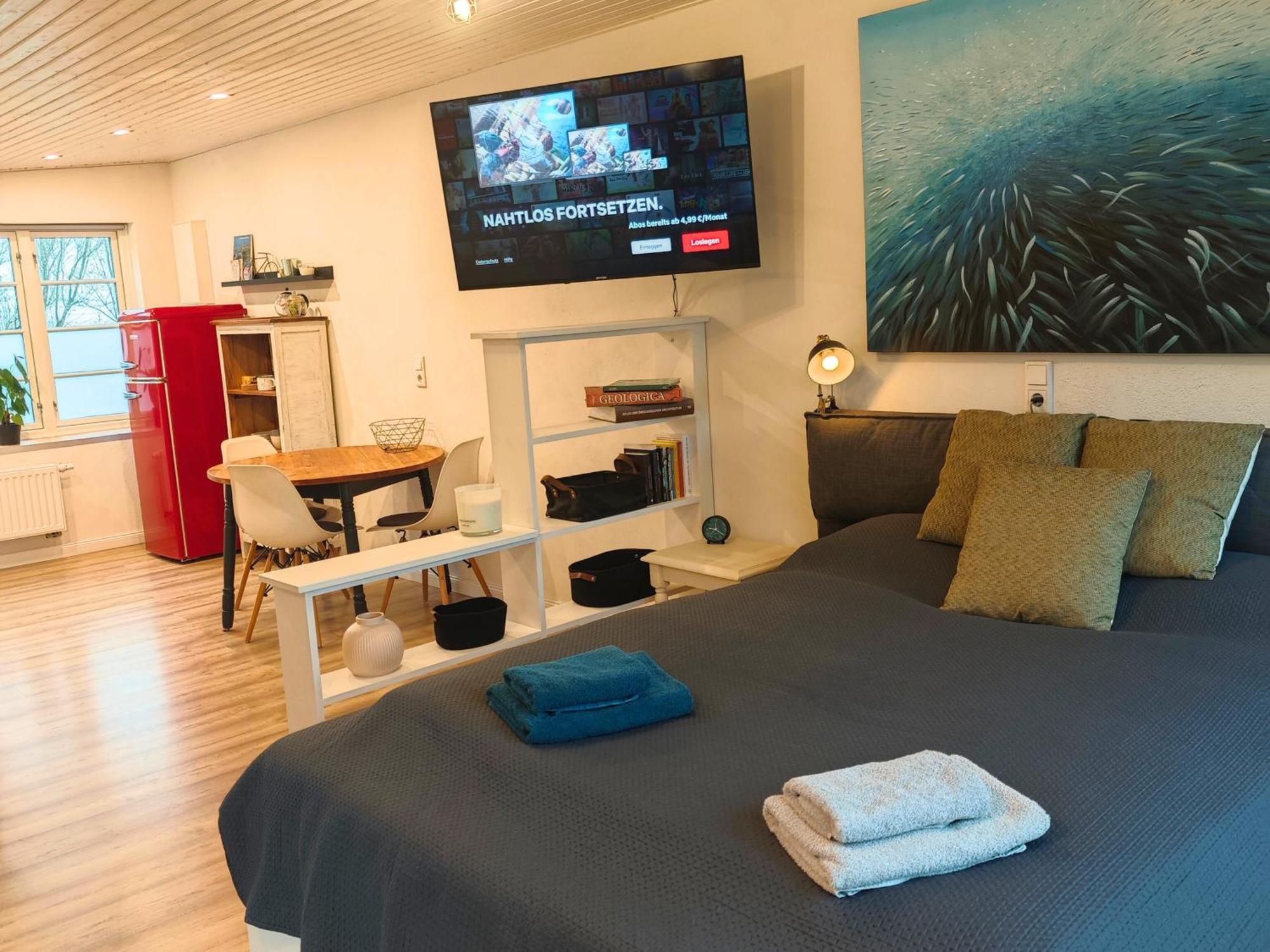 Ferienwohnung Diekblick - Kleiner Deichhof 핱슈테테마슈 외부 사진
